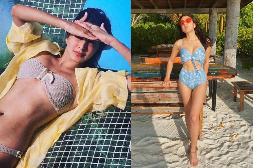 Sara Ali Khan dons neon bikini on her Maldives vacay; flaunts her